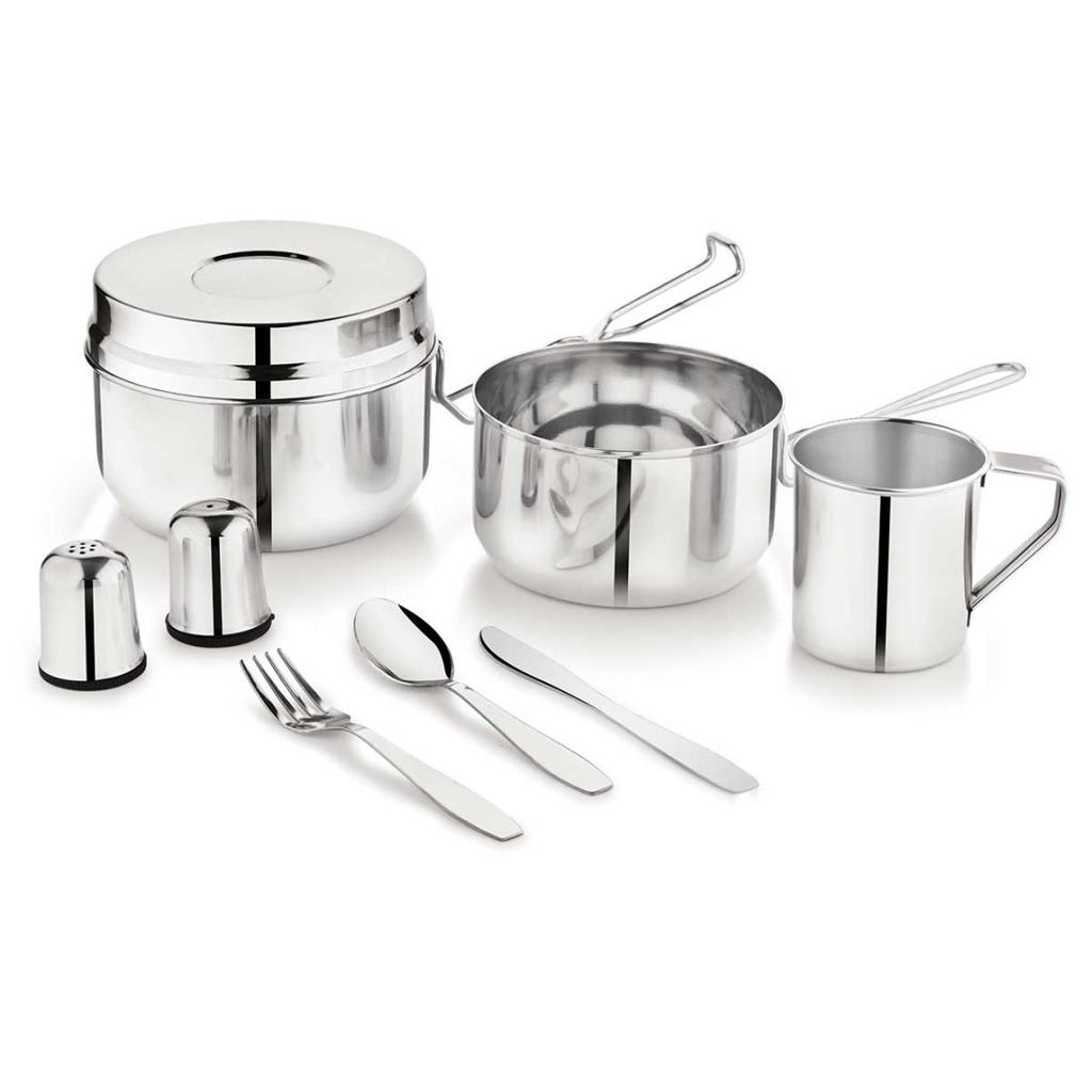 KINGHOFF KH-2060 Camping Cookware Set with Utensils