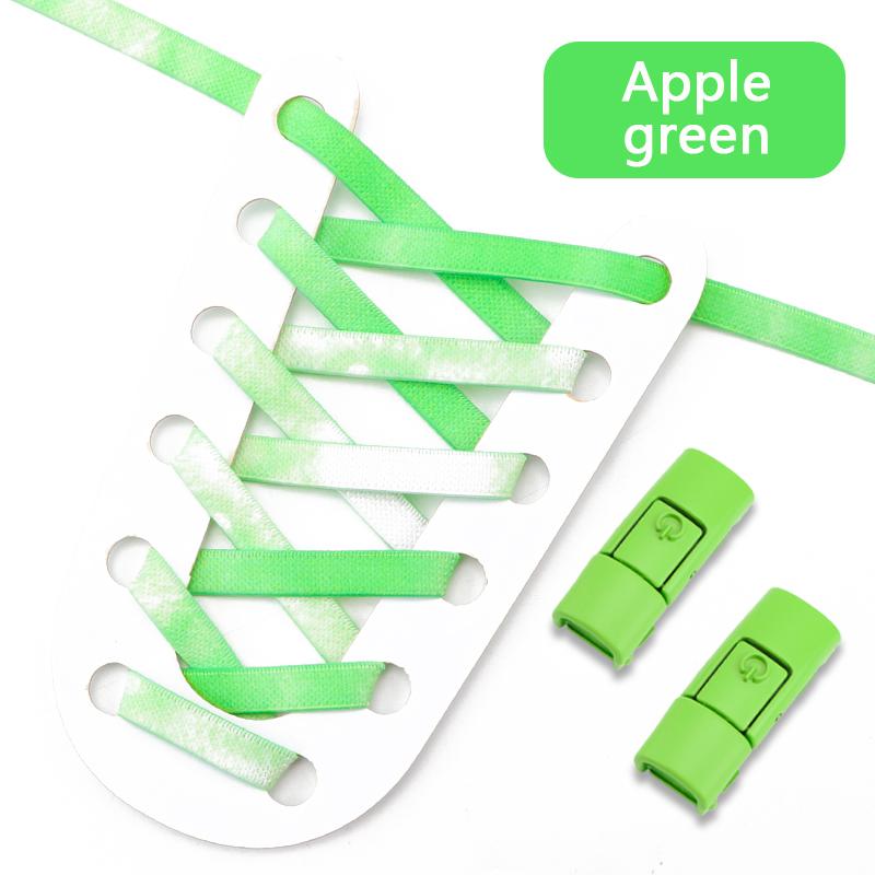 Press Lock Shoelaces No Tie Shoe Laces Without Ties Elastic Laces Sneaker Flat Rainbow Shoelace for Shoes Adults Kids