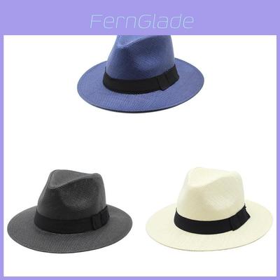 Sun Protection Straw Hat With Wide Brim For Outdoor Travel And Beach Relaxation