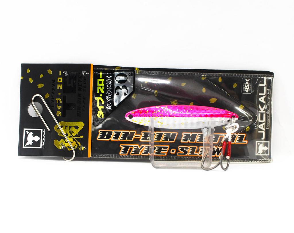 Jackall Metal Jig Bin Bin TG Type Slow Tungsten 30 Grams Micro Pink (9682)