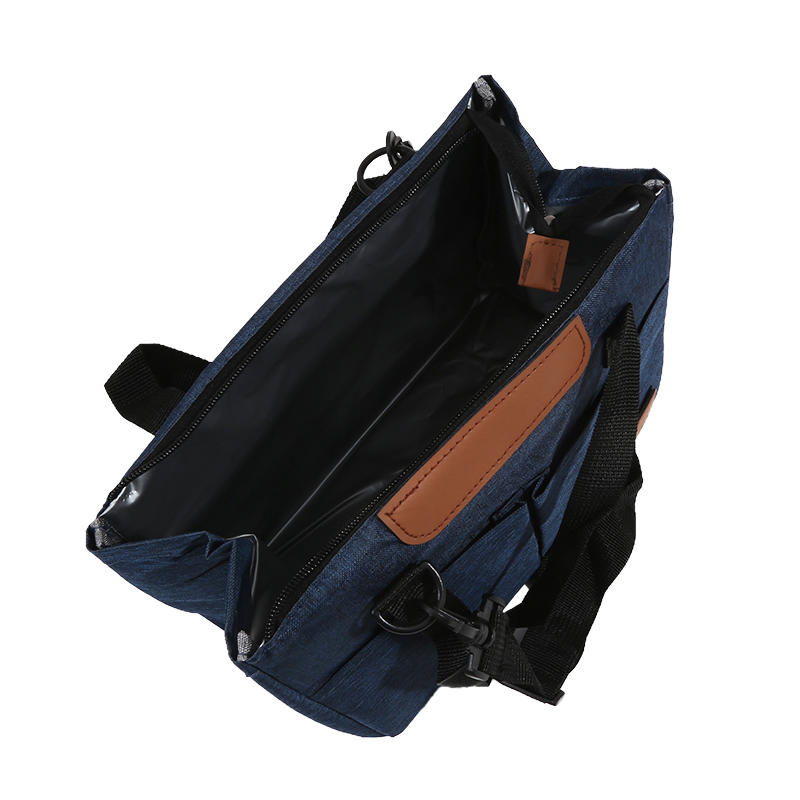Portable Triangular Lunch Food Box Bag Insulated Bag Outdoor Travel Crossbody Bag Waterproof Cooler Ice Insulated Case Oxford Dinner Handbag