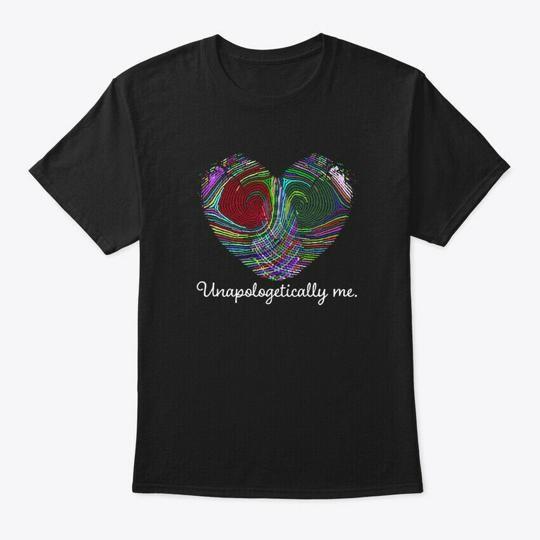 

Unapologetically Me Heart Thumbprint T-Shirt Made in the USA Size S to 5XL M