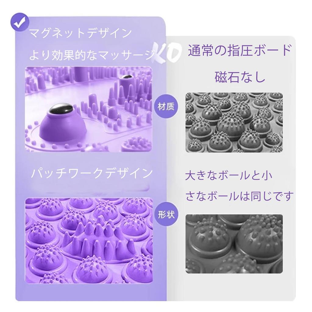 For Foot Massage Foot Reflexology Round Massage Foot Acupressure Plate Exercise Massage Foldable Ergonomic Shiatsu Pad for Home Use [New 2024] Pad,