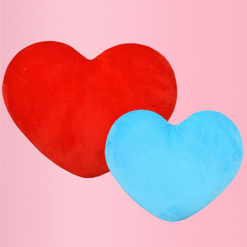 20/30Cm Heart Plush Toys Soft Cute Fuzzy Throw Pillow Toy Lovely Gift For Birthday Valentines Day Soft Stuffed Pillow
