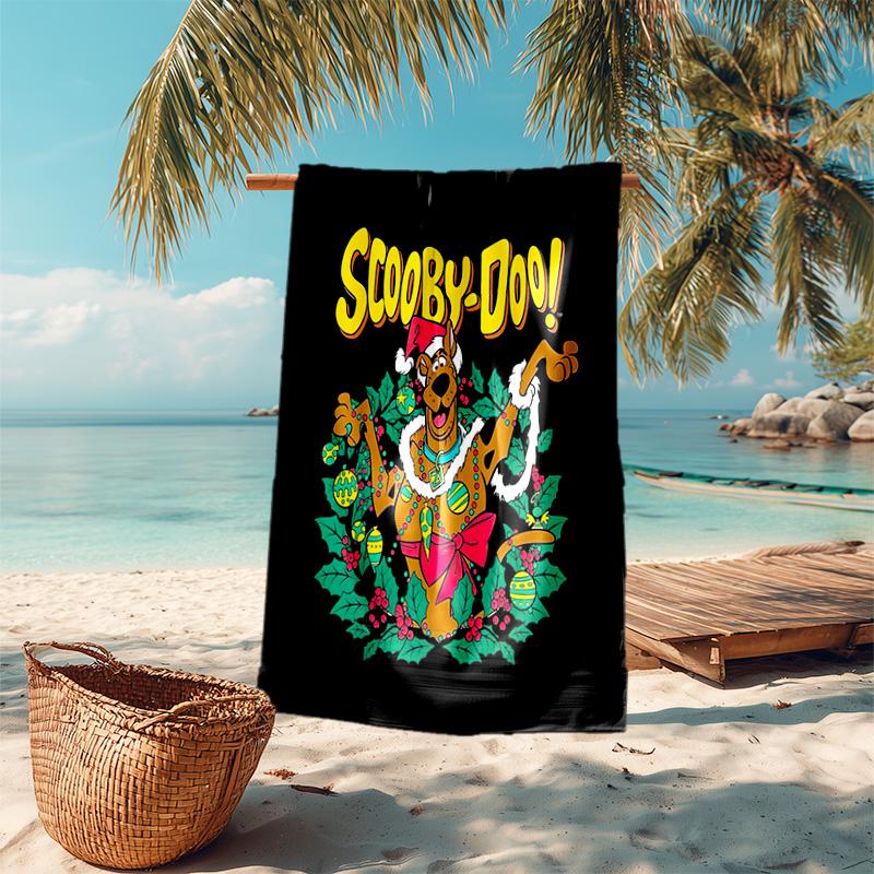 Halloween Fantasy Comedy Adventure Cartoon Movie Scooby-Doo Towel Outdoor Camping Vacation Swimming Beach Towel Outdoor Absorbent Bath Towel Y14