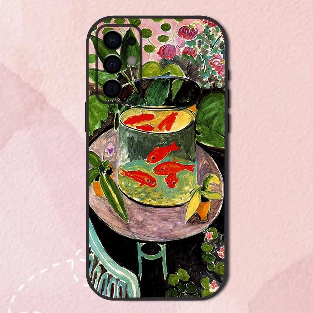 Henri Matisse Art Painting Phone Case For Samsung S24,S21,S22,S23,S30,Ultra,S20,Plus,Fe,Lite,Note,10,9,5G Black Soft Shell