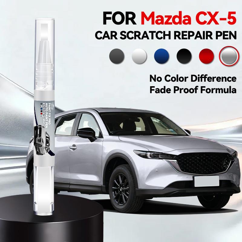 Für Mazda CX5 2012-2025 KE KF Lackreparaturstift Ausbesserungsstift Kratzerentferner DIY Autozubehör Schwarz Weiß Silber Rot Blau Braun