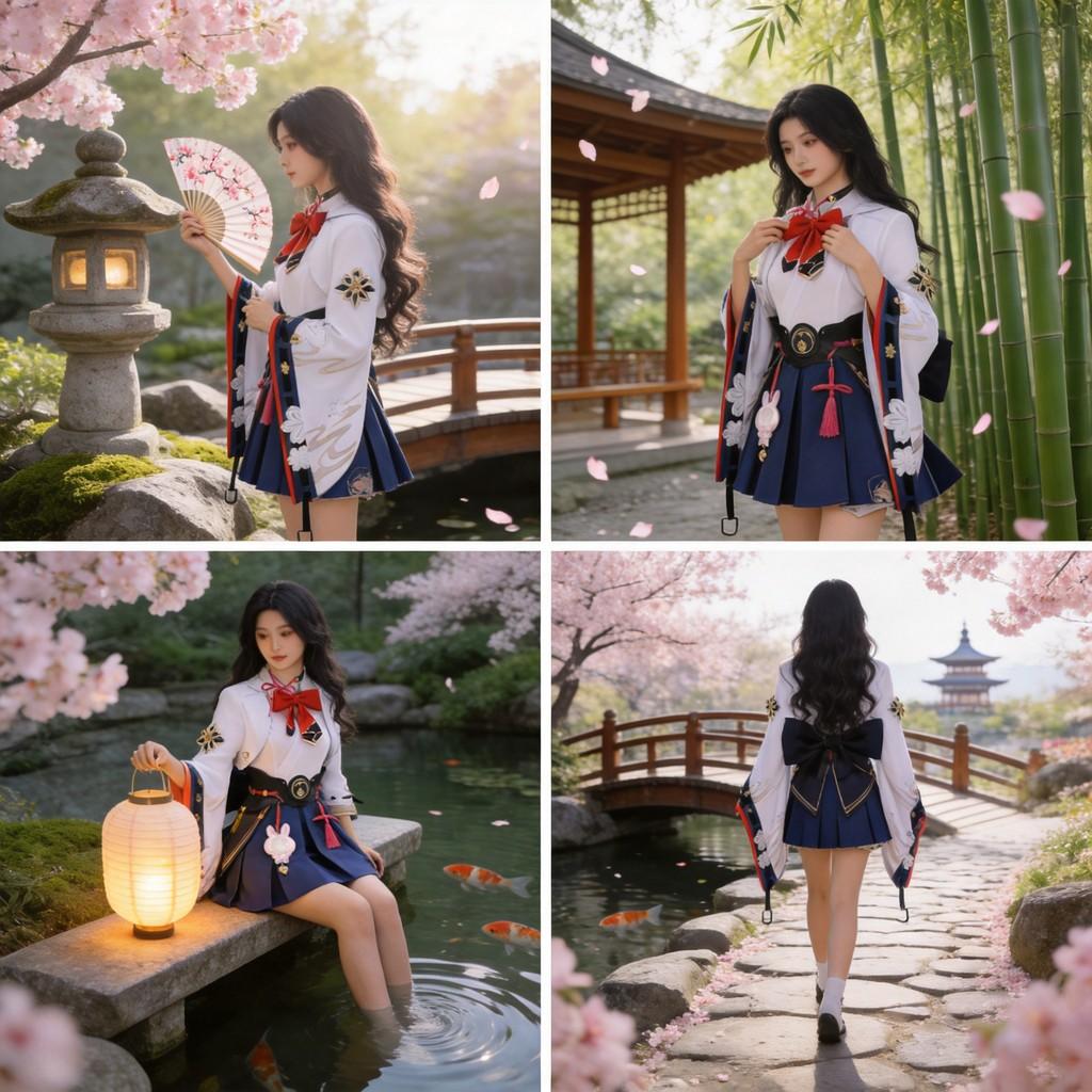 Honkai Star Rail Evanescia Cosplay Costume With Accessories For Anime Role Play