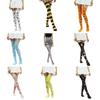 Over Halloween Cosplay Knee Thighhigh Socks Costume Festive Parties Cartoon