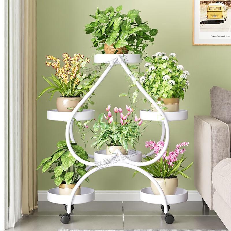 

Multi-Tier Floor Standing Heart-Shaped Metal Flower Stand