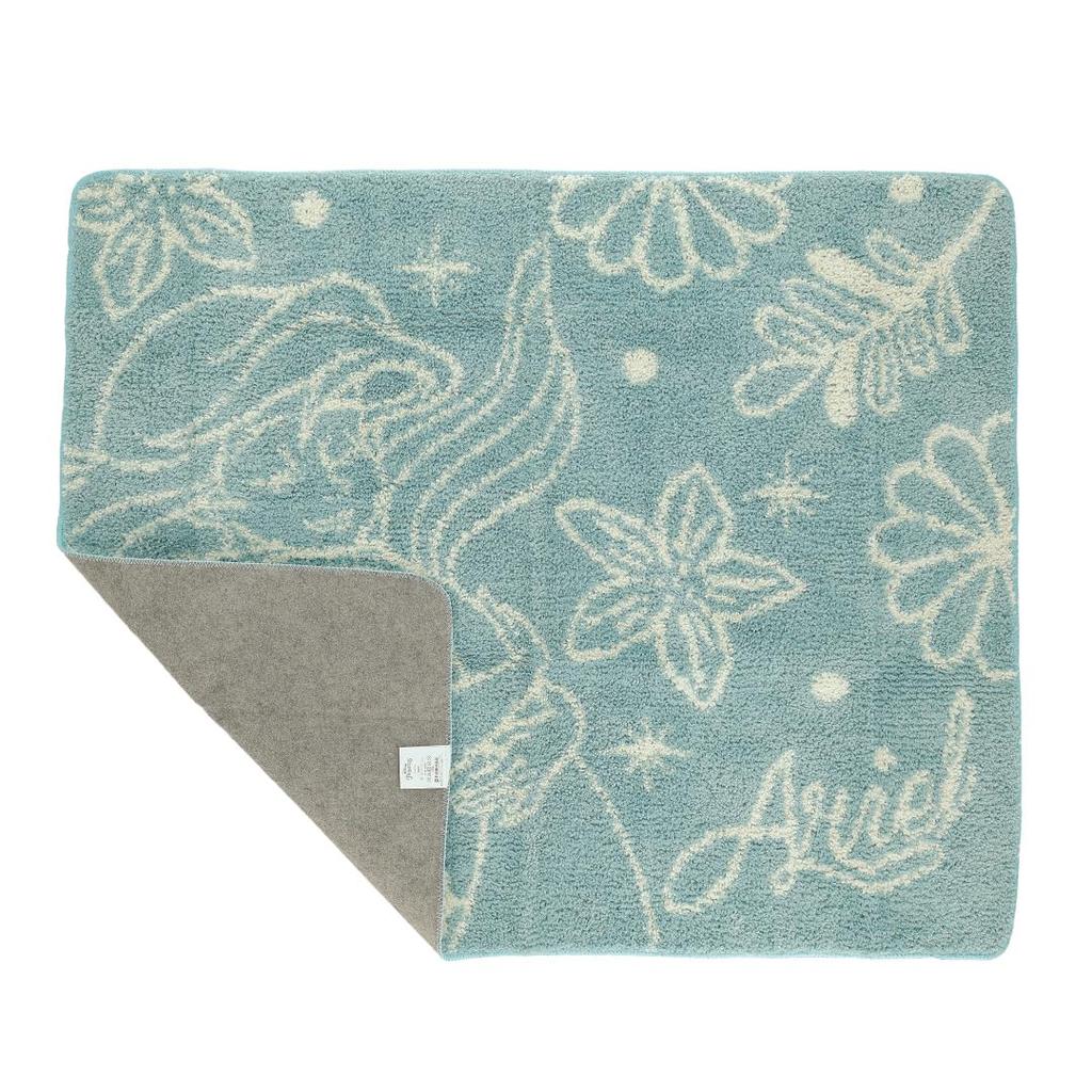 Marushin Small Rug, Disney Little Mermaid Ariel Princess Magical Shell Character, Cute, Fluffy, Stylish, Non-Slip, 2225072400