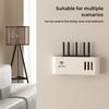 Wall Mounted Wireless WIFI Router Shelf ABS Plastic Storage Box Router Rack Cable Power Bracket Organizer Box for Living Room