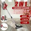 600W 13000pa Qo'lda ishlatiladigan changyutgich Kuchli quruq vertikal changyutgich Uy uchun qopsiz qo'lda past shovqinli chang yig'uvchi 2 v 1 120x22cm