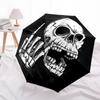 1pc Skull Hand Automatic Open/Close Umbrella, Portable Folding Umbrella, Compact Travel Umbrella For109