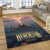 HD Heroes of Might and Magic Retro Games Rug Carpet for Living Room Bedroom Decor,Floor Mat Non-slip Decoration for Sofa Doormat
