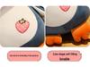 Large Fruit Penguin Pillow: Cute Antarctic Plush Toy for Bed, Huggable Sleeping Doll, Birthday Gift for Girls