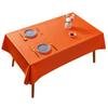 Solid Color Waterproof And Oil-Proof Tablecloth Anti-Scalding And Leave-In Rectangular Coffee Table Dining Table Tablecloth