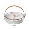 Portable Fruit Tray with Lid Snack Plate Creative Partition Dried Fruit Tray Dessert Candy Tray Fruit Tray Hand Basket Ice Bucket