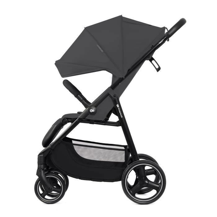 Poussette Kinderkraft Trig 3 Gris Pliable D'une Main