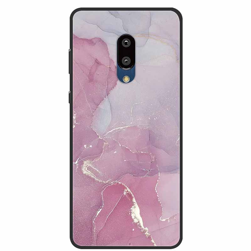For Sharp Aquos Zero 2 Case Bumper Marble Silicone TPU Soft Phone Cover For Sharp Aquos Zero2 SH-Z20 SHV47 Case Cartoon Funda