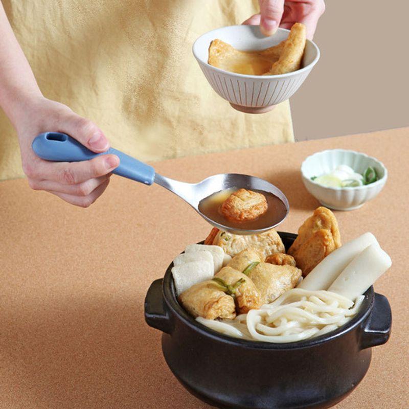 Surfinia Mini-Servierlöffel aus Edelstahl mit pastellfarbenem Griff