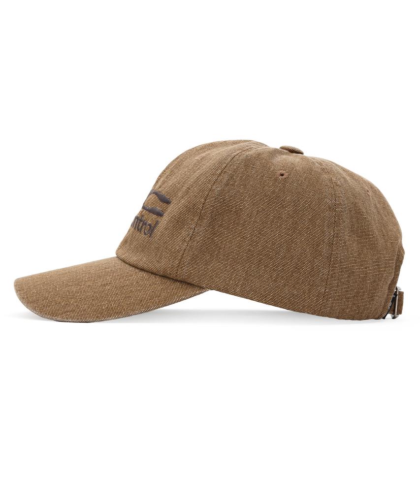 Eondeokeonteulol Washed Cotton Vintage Relaxed Fit Logo Oversized Big Head Ball Cap Unisex Baseball Cap Uc / Bio Washed B B / Ox Desert
