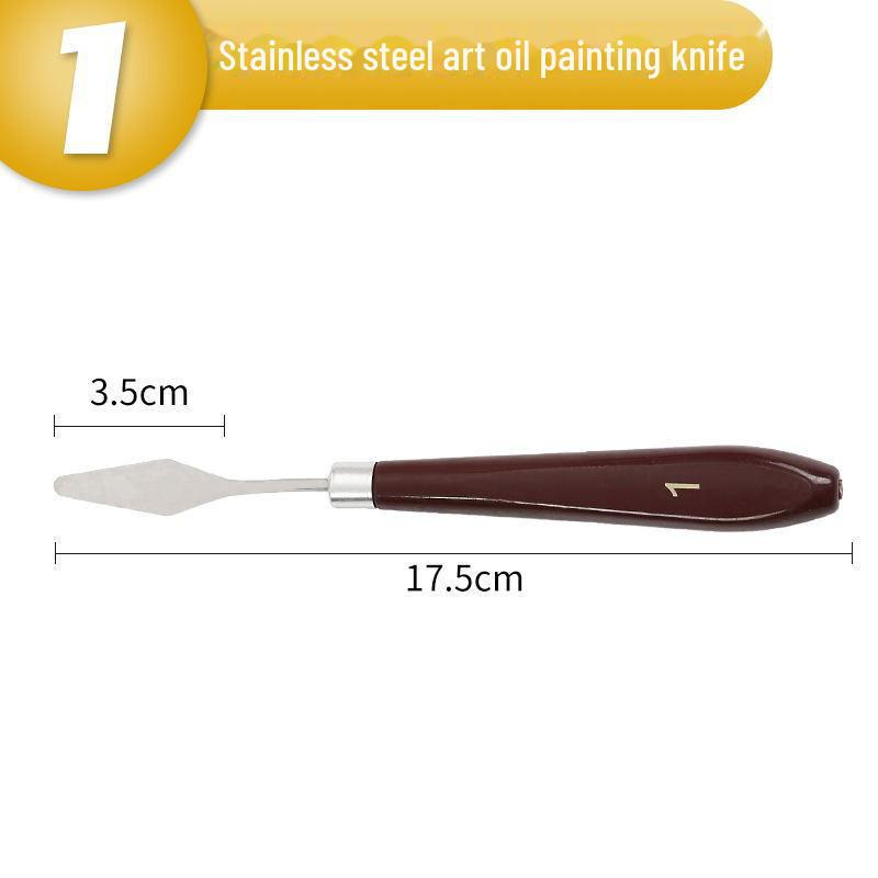 Acrylic Gouache Paint Scraper & Palette Knife Set for Art Oil Painting