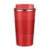 Double-layer Coffee Thermos 380ml/510ml Travel Thermal Mug Reusable Insulated Cup  Car Use