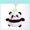 Panda And Bee Plush Keychain For Girls Gift Cute Animal Car Accessory