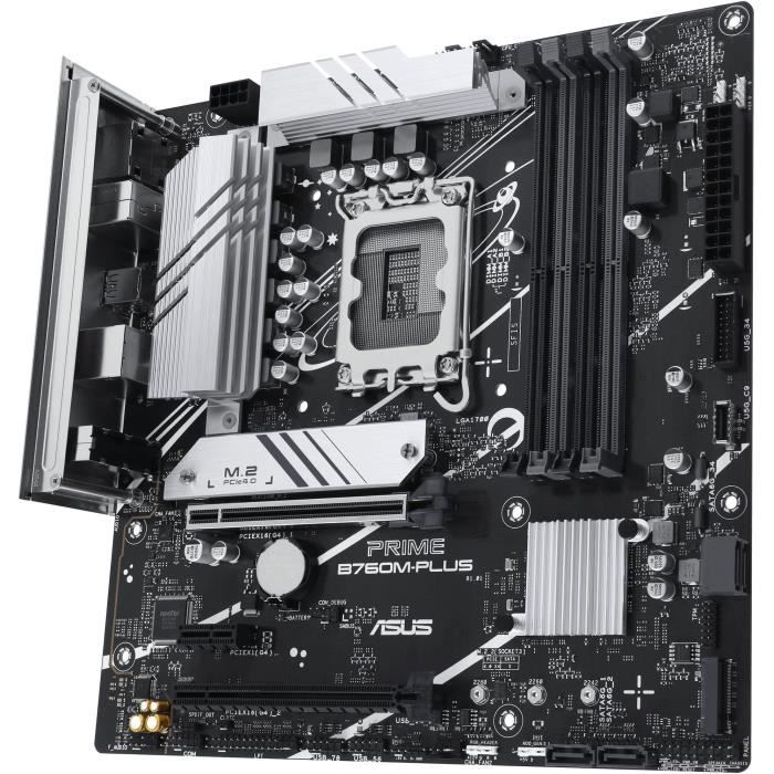 Carte mère - ASUS - PRIME B760M-PLUS - Intel B760 LGA 1700 micro ATX