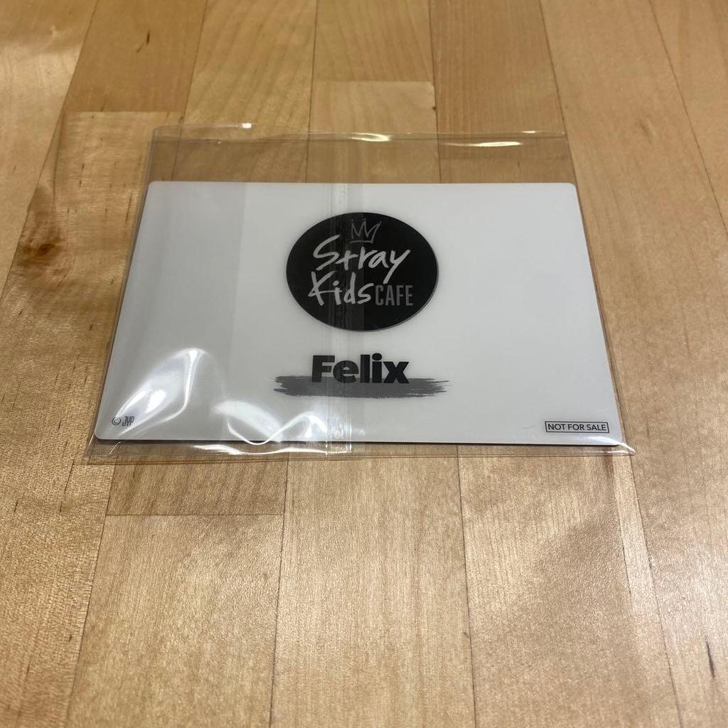 [USED] Stray Kids Felix trading card (online purchase bonus)