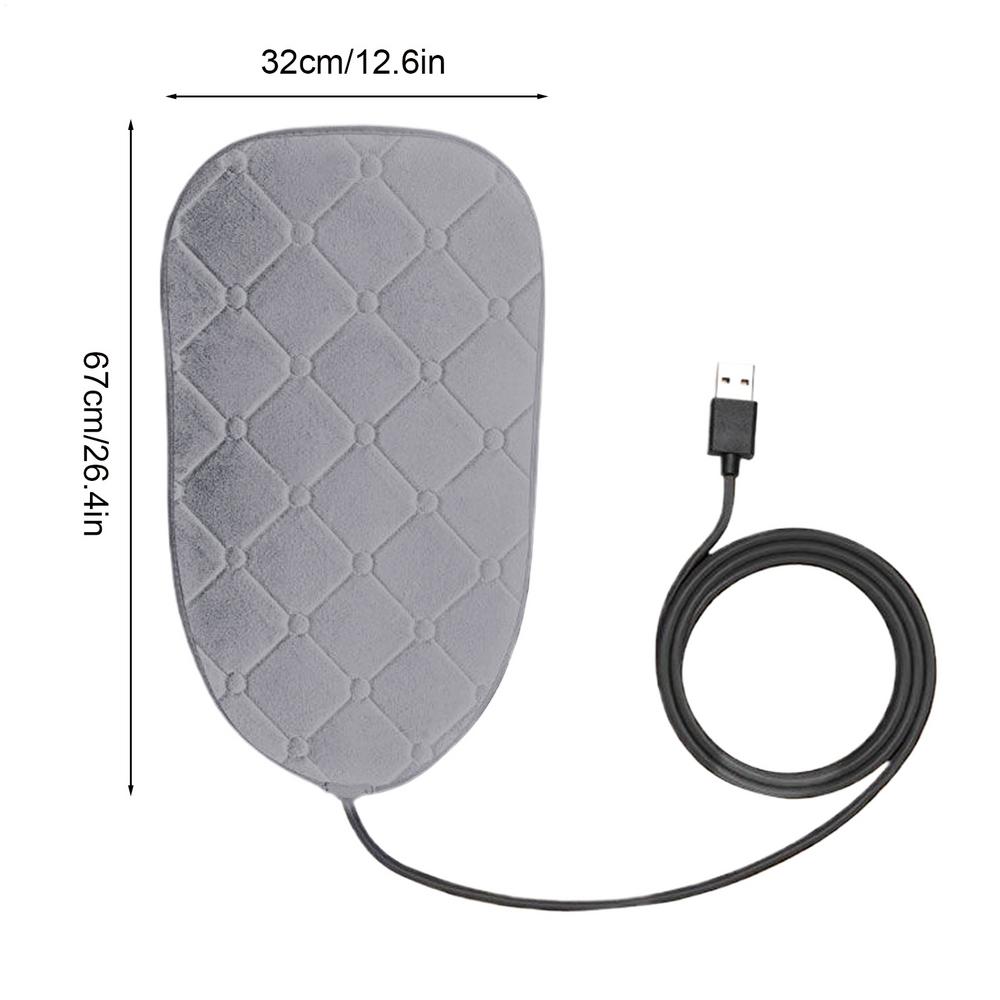 USB Heated Motorcycle Seat 5V 2A 7W Heated Waterproof Cushion Warm Motorbike Seat Cover For Motorbike Snowmobile Scooter