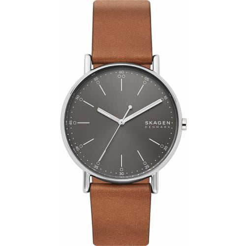 

Skagen SIGNATUR SKW6578 Men s Watch, Brown, Officially Imported