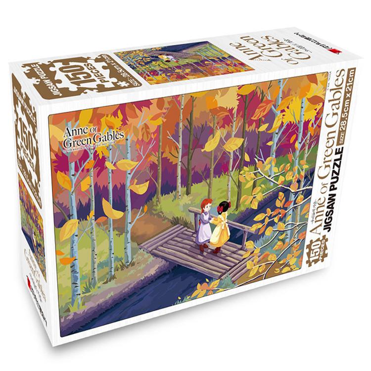 Пазл из 150 деталей - Зеленые крыши и осень — фото 3