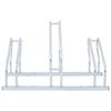 Freestanding Floor Bike Rack for 3 Bikes Galvanized Steel