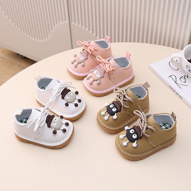 Cartoon Toddler Shoes With Sound Call For Baby Girls And Boys Summer Spring Fall Synthetic Leather