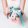 20 Sets Wedding Gift  Box  Decor  Set, Metal Guardian Angel Keychain Pendant+organza Bag+tag Suit,