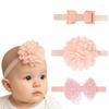BellaStella 3 Pcs Baby Headbands Super Soft Stretchy & Multicolor Hair Bands Hair Bows Head Wrap Hair Accessories for Baby Girls Newborns Toddlers
