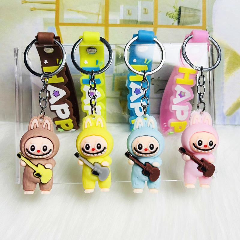 1PC Sheep Keychain Pendant Couple Car Bag Key Ring Pendant