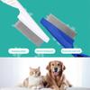 Pet Tear Stain Flea Comb Fine Tooth Stainless Steel Grooming Comb For Dogs Cats Eye Face Hair Debris Removal