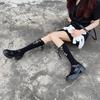Ins Lolita Calf Socks Teen Sweet Princess Wind Cross Strap JK Stockings Cotton Socks Children