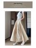 Yamamoto 2025 Women's Summer Slimming High-Waist Ice Silk Culottes