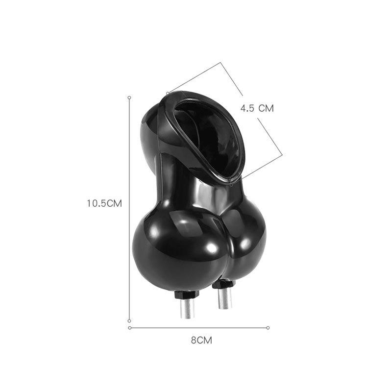 Multi-Frequency Silicone Anal Plug with Stepless Speed Control for G-Spot Stimulation and SM Play.