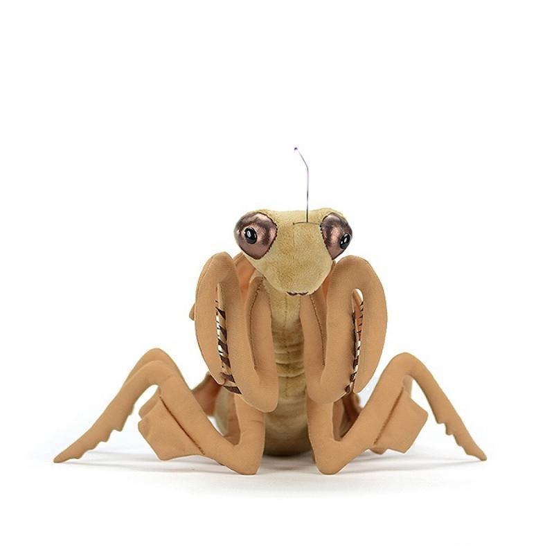 Real Life Mantis Stuffed Animals Toys Soft Infect Chinese Mantid Plush Toy Educational Gifts for Kids