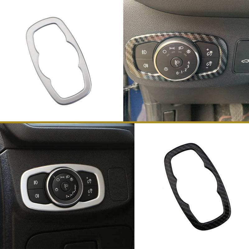 for Ford Focus 4 MK4 -2022 Car Headlight Switch Knob Panel Decorative Sequins Cover Trim Sticker