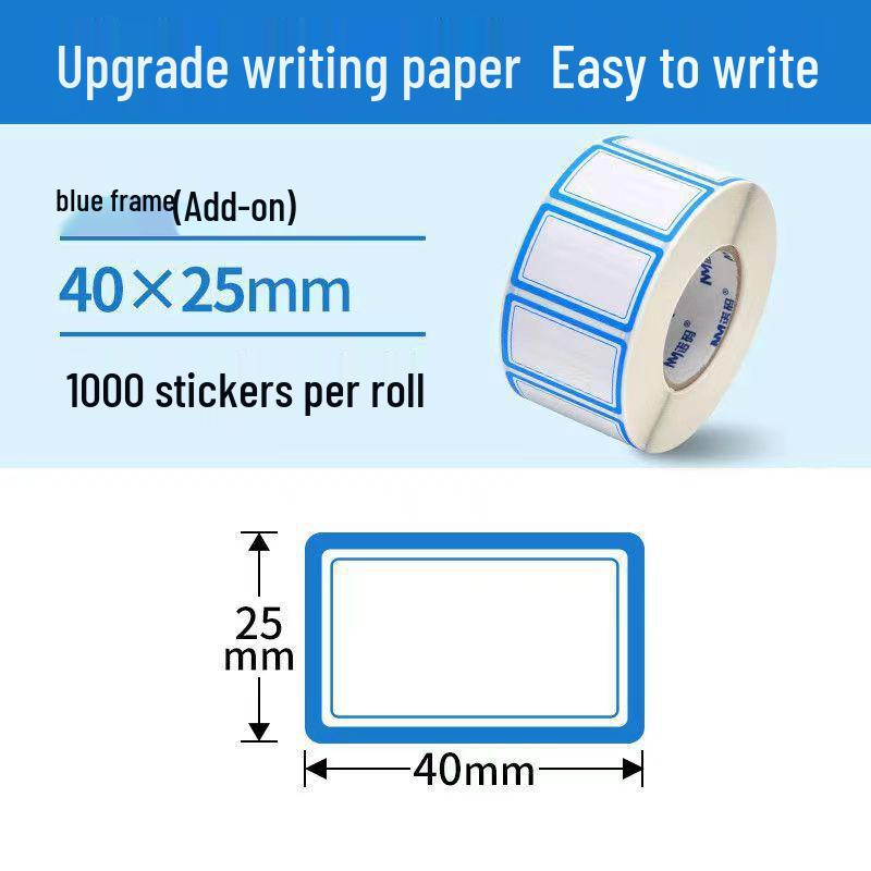 Waterproof Self-Adhesive Name and Memo Label Stickers for Classification and Marking