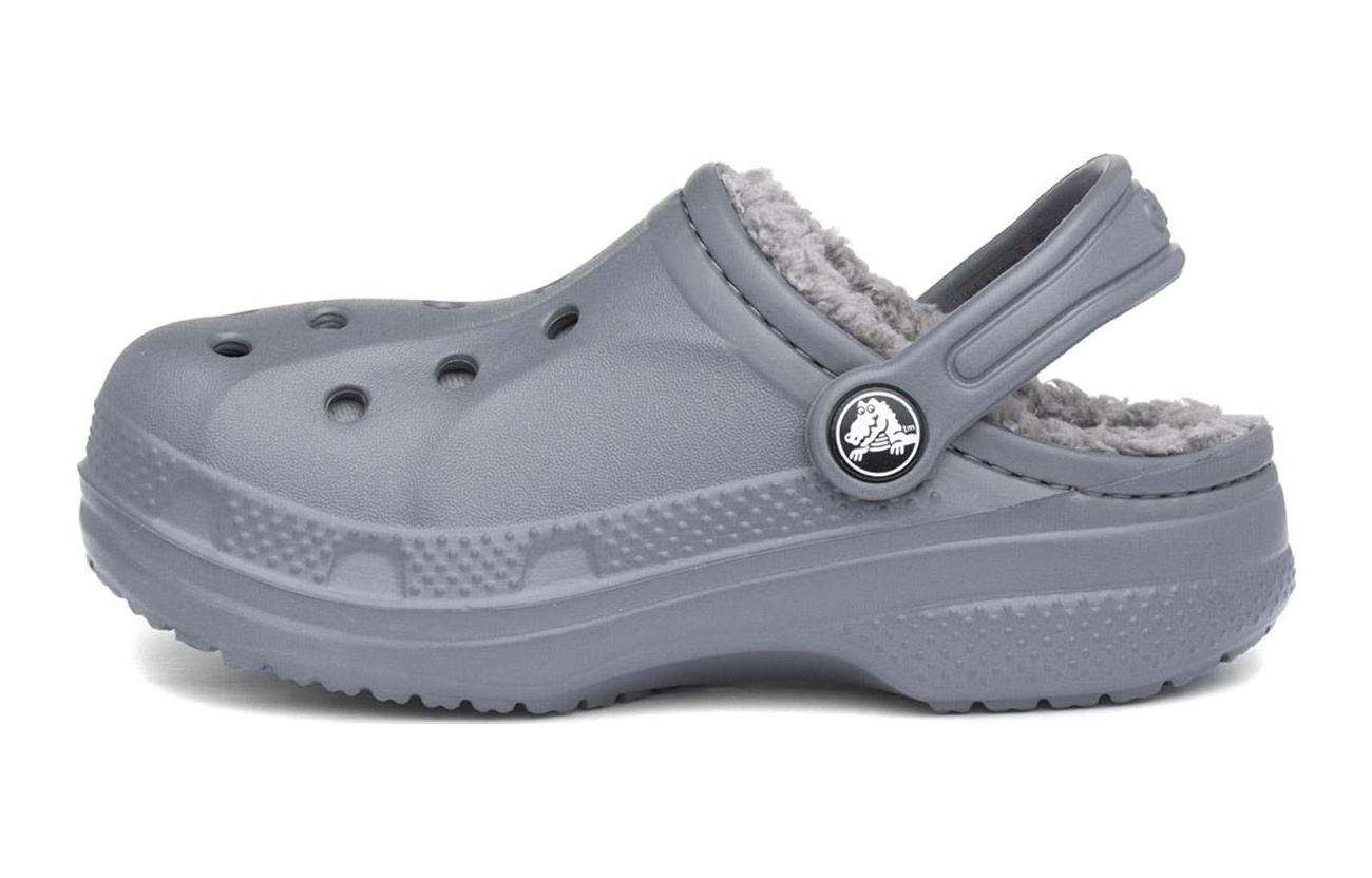 Kids  Crocs EVA Perforated Thermal Kids Clogs Charcoal Gray 207500-00Q 34-35