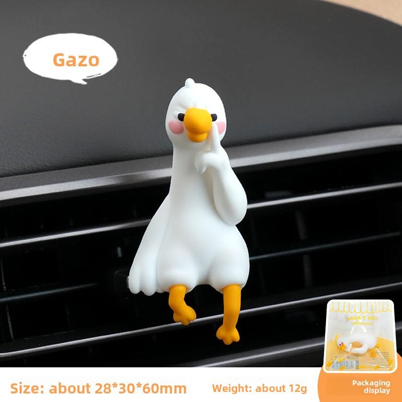 Gaga's Daily Adorable Little Duck Screen Stand Animal Car Figurine Vehicle Interior Car Interior Center Console Decoration