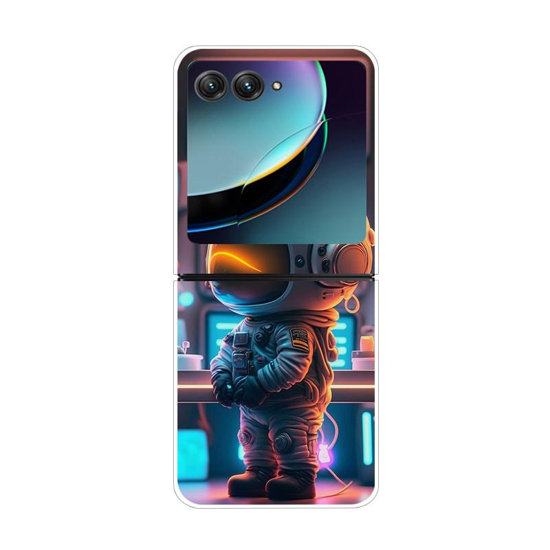 Pouzdro Pro Motorola Razr 40 Ultra Průhledné Pevné Skládací Luxusní Vzor Pro Motorola Moto Razr 40 Ultra Čiré Kryt Razr40 Ultra