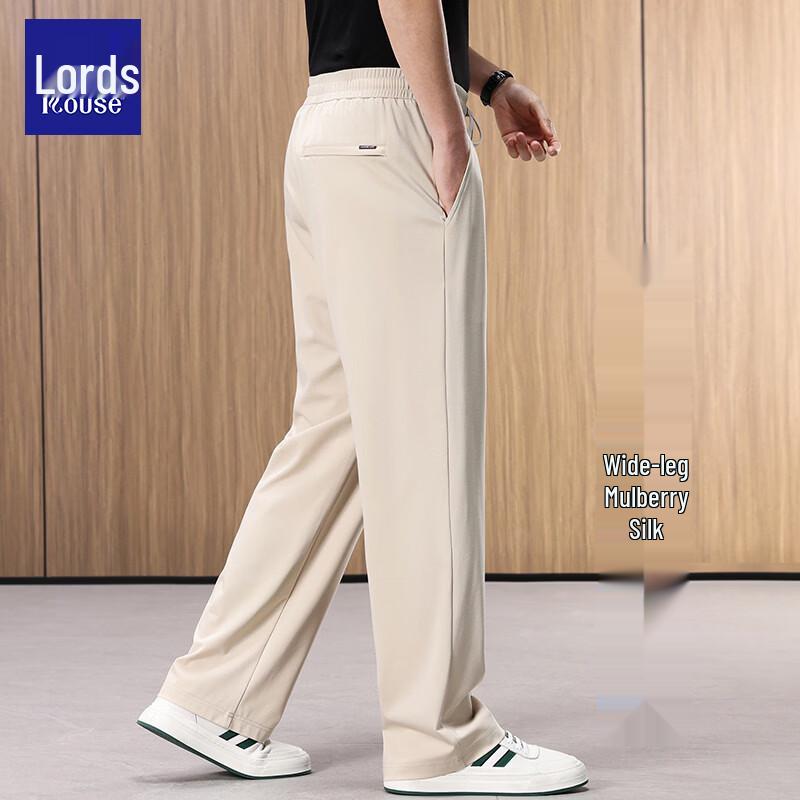 Luoz Men s Lightweight Silk Blend Casual Pants XL